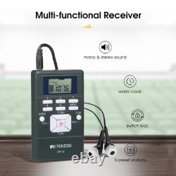 Retekess Wireless Tour Guide System Mic Transmitter 10 Receivers Meeting Travel