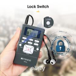 Retekess Wireless Tour Guide System Mic Transmitter 10 Receivers Meeting Travel