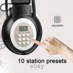 Retekess Wireless Tour Guide System Transmitter 10 Receivers for Meeting/Church