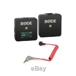 Rode Wireless GO Compact Microphone System Transmitter and Receiver WithRode Cable
