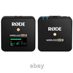 Rode Wireless GO II Compact Microphone System #WIGOIISINGLE