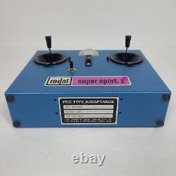 Royal Super Sport I RC Radio Controller Transmitter & 6 Ch. Receiver. Powers On