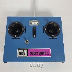 Royal Super Sport I RC Radio Controller Transmitter & 6 Ch. Receiver. Powers On