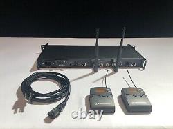 SENNHEISER 1xEM2050 TWIN RECEIVER 2xSK2000 BODYPACK TRANSMITTER FREE SHIP