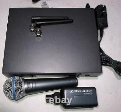 SENNHEISER EM 100 G3, SKP 100 G2 B band BETA58A Plug In Transmitter & Receiver