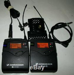 SENNHEISER SK100, EK100 G3 A Band ME-2 Wireless Bodypack Transmitter & Receiver
