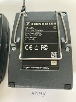 SENNHEISER SK100 EK100 G3 E 823-865 MHz Wireless Bodypack Transmitter & Receiver
