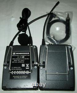 SENNHEISER SK100 G3, EK100 G3 A Band Lav Mic Wireless Transmitter & Receiver