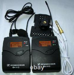 SENNHEISER SK100 G3, EK100 G3 B Band Lav Mic Wireless Transmitter & Receiver