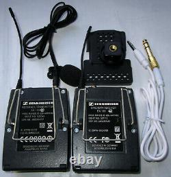 SENNHEISER SK100 G3, EK100 G3 B Band Lav Mic Wireless Transmitter & Receiver