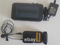 SHURE BLX4 H8 Band Single Channel Wireless Receiver 518-542 MHz and Transmitter