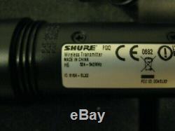 SHURE PGX2WIRELESS TRANSMITTER SM58 & SHURE PGX4 RECEIVER H6 524-542MHz, NICE