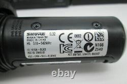 SHURE SLX4 H5 Wireless Mic System Receiver + SLX2 SM58-A Transmitter 518-542 MHz
