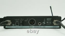 SHURE SLX4 H5 Wireless Mic System Receiver + SLX2 SM58-A Transmitter 518-542 MHz