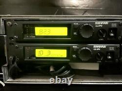 SHURE ULXP4 Transmitter 829-865MHz with ULX1-S3 Receiver & Instrument Microphone