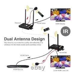 SIIG Dual Antenna Wireless Multi-Channel Expandable HDMI Extender with Loop-out