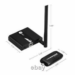 SIIG USB-C to HDMI Wireless Extender Kit, AV Transmitter & Receiver 1080P 30M