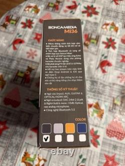 SONCAMEDIA Mi36 Wireless Microphone Bluetooth 5.0 Mixer Receiver DSP Effects