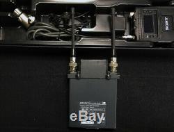 SONY DWR-S01 2ch Digital Receiver + 2 x DWT-B01 Transmitters + 2 x Sony Mics