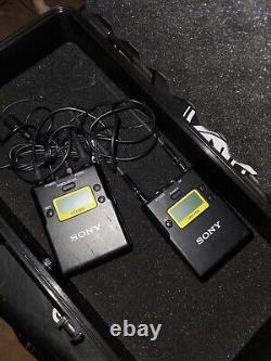 SONY URX-P03/ UTX-BO3 DIGITAL PORTABLE WIRELESS RECEIVER TRANSMITTER & XLR'S 2p