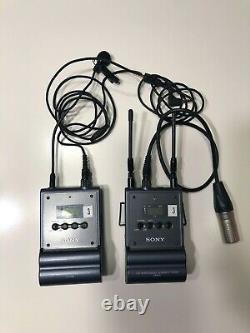 SONY UTX B1 & URX P1 Wireless Lavalier Microphone Transmitter & Receiver Set