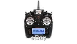 SPEKTRUM DX20 20 Channel DSMX Radio Transmitter & AR9020 Receiver SPM20000 &Case