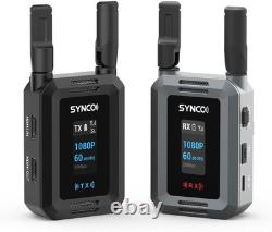 SYNCO XVision Wireless Video Transmission System 1TX + 1RX 1080P 60FPS HD Output