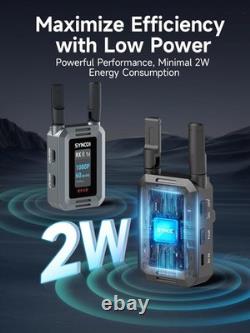 SYNCO XVision Wireless Video Transmission System 1TX + 1RX 1080P 60FPS HD Output