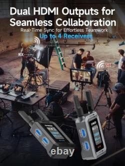 SYNCO XVision Wireless Video Transmission System 1TX + 1RX 1080P 60FPS HD Output