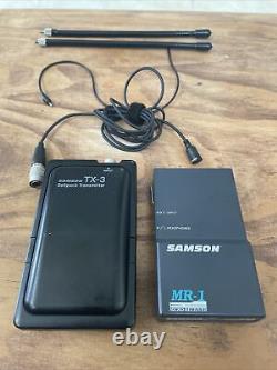 Samson Wireless Transmitter and Receiver MR-1 and TX3 system Sony Lavalier