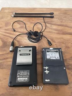 Samson Wireless Transmitter and Receiver MR-1 and TX3 system Sony Lavalier