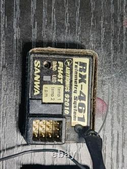 Sanwa M12S Super FH4T 2.4GHz 4-Channel Radio Transmitter and 2 Receivers