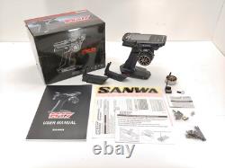 Sanwa M17 FH5 4 Channel 2.4GHz Radio Transmitter with battery and rx-493i Receiver