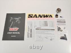 Sanwa M17 FH5 4 Channel 2.4GHz Radio Transmitter with battery and rx-493i Receiver
