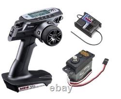 Sanwa MX-6 2.4GHz Radio withRX-391W Receiver with Kyosho KS203 Servo Combo Set