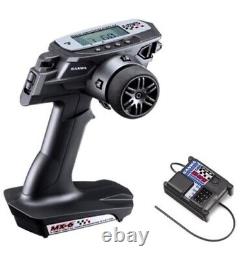 Sanwa MX-6 FH-E 3-Channel 2.4GHz Radio withRX-391W Waterproof Receiver