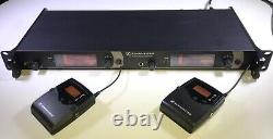 Sennheiser EM 2050 2-Ch. Diversity Receiver WithPC Control & 2-SK 2000XP BELTPACK