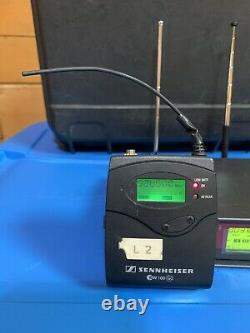 Sennheiser EM100 EW100 G2 Receiver with SK100 Transmitter 518-554 MHz with SKB Case