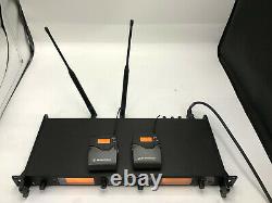 Sennheiser EM2050 Dual Receiver with 2 SK2000XP Body Pack Transmitters Bw 626-698