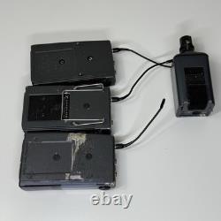 Sennheiser EW 500 Wireless Body/Belt Pack Transmitters And (1) Plug On Lot of 3