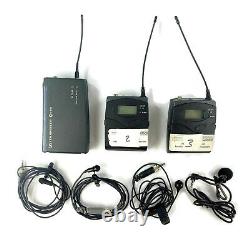Sennheiser EW100 EK100 SK100 G2 Wireless Bodypack Receiver Transmitter Mic Lot