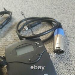 Sennheiser EW100 G2 Transmitter TX Receiver RX Lavalier Lapel Wireless Mic Kit