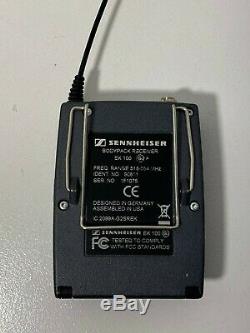 Sennheiser EW100 G2 Wireless Mic Bundle SK100 Transmitter, EK100 Receiver, Lav