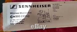 Sennheiser G3 IEM Kit Transmitter Receiver In Ear Monitor Wireless Radio Ew300