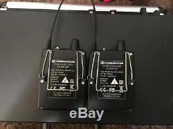 Sennheiser IEM 2000 2050 transmitter & receivers Gw-band 558-626 wireless XP EK