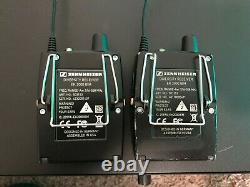 Sennheiser IEM 2000 transmitter 2 receivers Aw-band 516-558 wireless EK G3 G4 SR