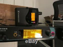 Sennheiser IEM 2000 transmitter 2 receivers Gw-band 558-626 wireless EK 2050 G4
