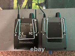 Sennheiser IEM G2 2 transmitters & 2 receivers A 518-554 wireless 2000 EK SR G3