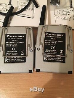 Sennheiser SK2015 EK2015 Transmitter Receiver Kit Mic Wireless Mocrophone