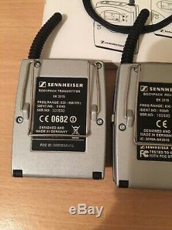 Sennheiser SK2015 EK2015 Transmitter Receiver Kit Mic Wireless Mocrophone